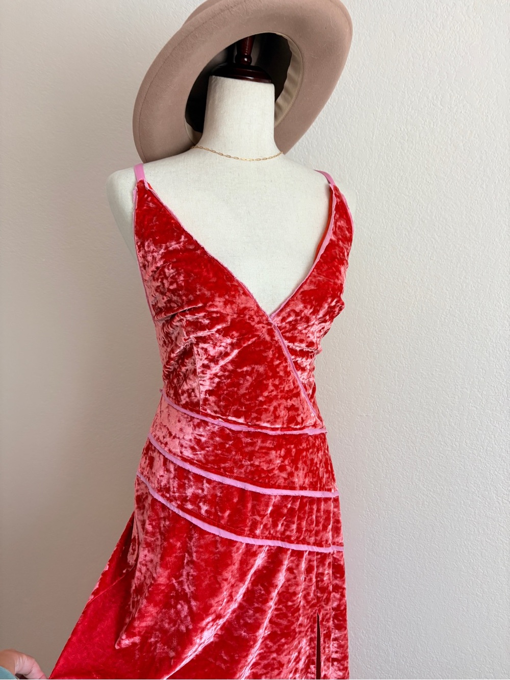 Free People Deja Velvet Midi Dress - Picture 4 of 12